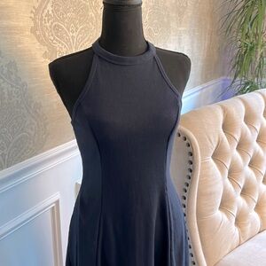 Hollister Navy Midi Dress